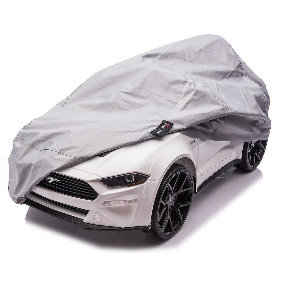 Carro Eléctrico Infantil Ford Mustang GT Custom Edition 24V con Control Remoto Gris– Edición de Premium