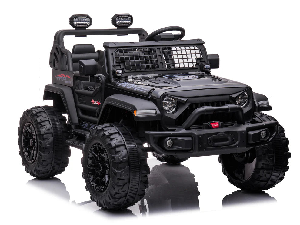 Camioneta Eléctrica Infantil RIDENTON 24V con Control Remoto Negro – Edición Estándar, Upgrade y Premium 4WD