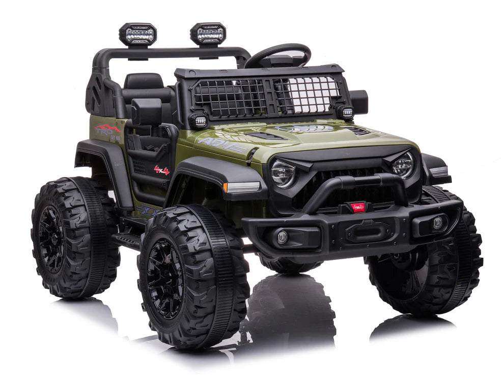 Camioneta Eléctrica Infantil RIDENTON 24V con Control Remoto Verde – Edición Estándar, Upgrade y Premium 4WD