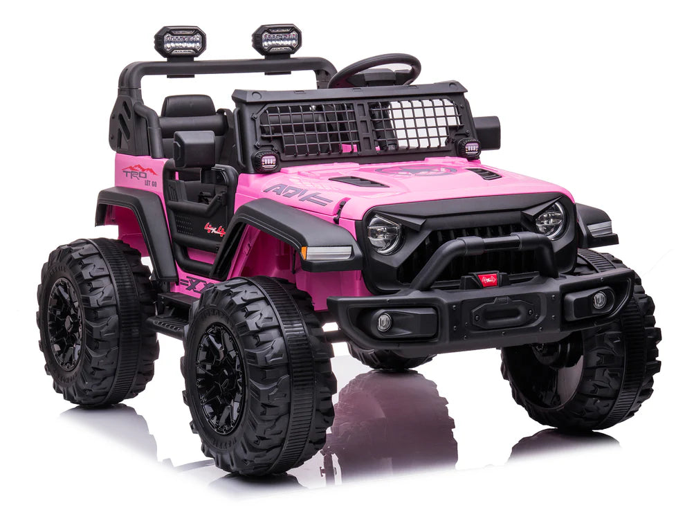 Camioneta Eléctrica Infantil RIDENTON 24V con Control Remoto Rosa – Edición Estándar, Upgrade y Premium 4WD