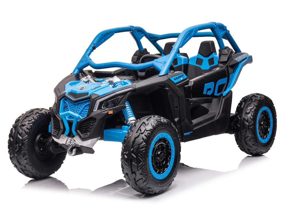 Carro Eléctrico Infantil Can-Am Maverick X3 24V Azul – Buggy de 2 Plazas con Control Remoto