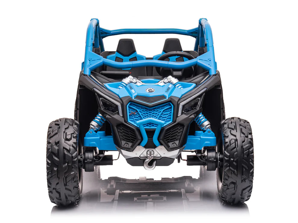 Carro Eléctrico Infantil Can-Am Maverick X3 24V Azul – Buggy de 2 Plazas con Control Remoto