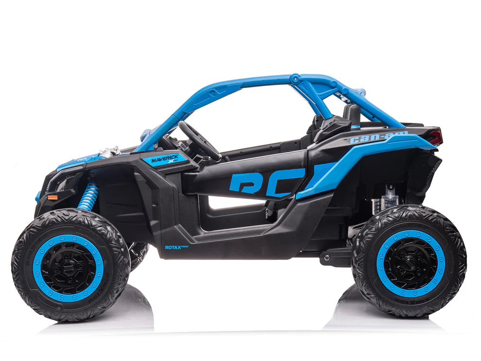 Carro Eléctrico Infantil Can-Am Maverick X3 24V Azul – Buggy de 2 Plazas con Control Remoto