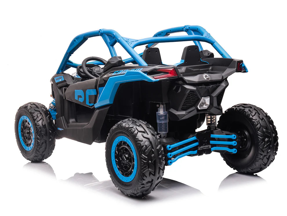 Carro Eléctrico Infantil Can-Am Maverick X3 24V Azul – Buggy de 2 Plazas con Control Remoto