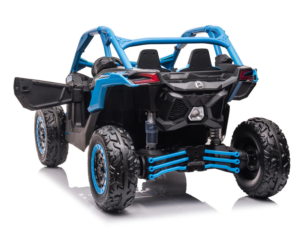 Carro Eléctrico Infantil Can-Am Maverick X3 24V Azul – Buggy de 2 Plazas con Control Remoto