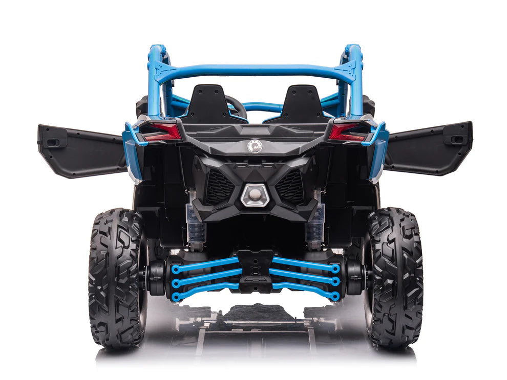 Carro Eléctrico Infantil Can-Am Maverick X3 24V Azul – Buggy de 2 Plazas con Control Remoto