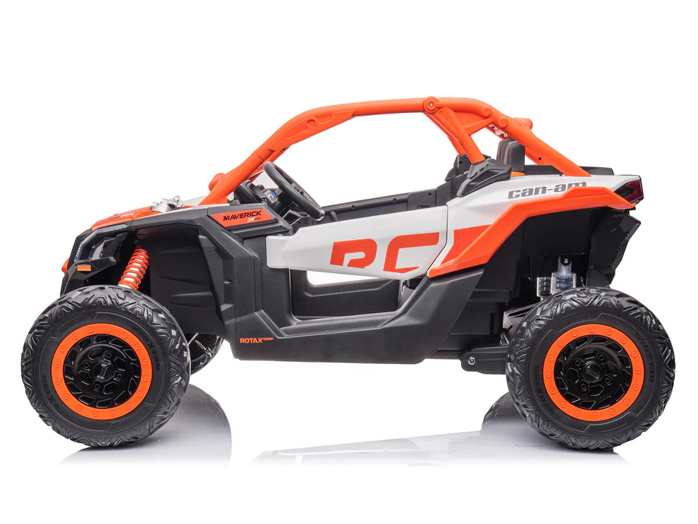 Carro Eléctrico Infantil Can-Am Maverick X3 24V Naranja – Buggy de 2 Plazas con Control Remoto
