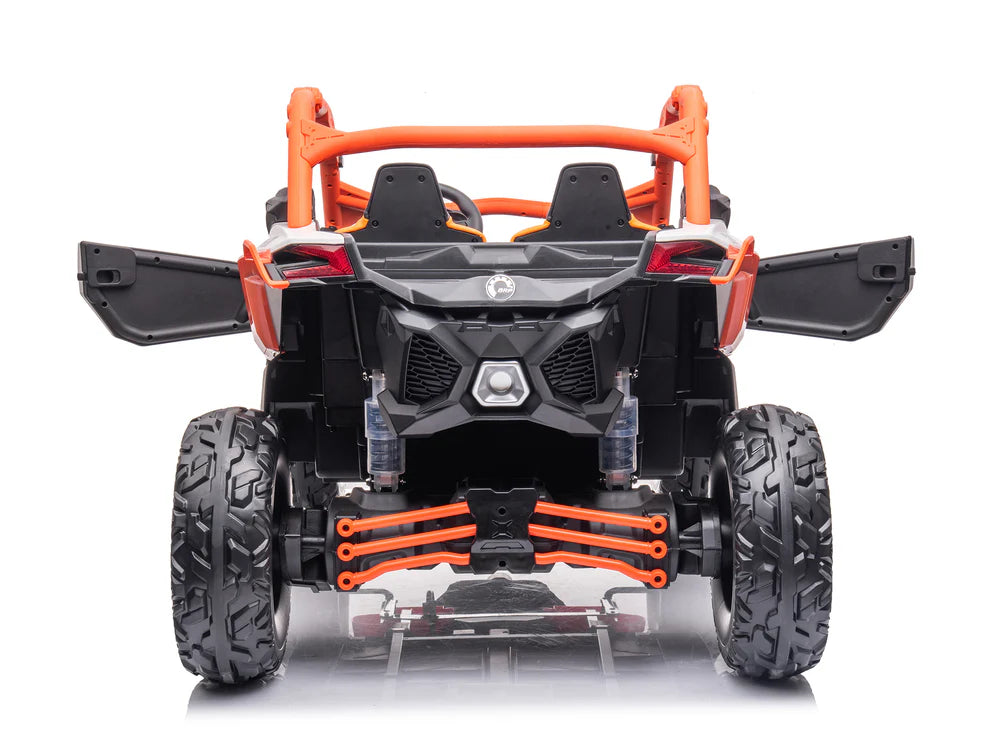 Carro Eléctrico Infantil Can-Am Maverick X3 24V Naranja – Buggy de 2 Plazas con Control Remoto