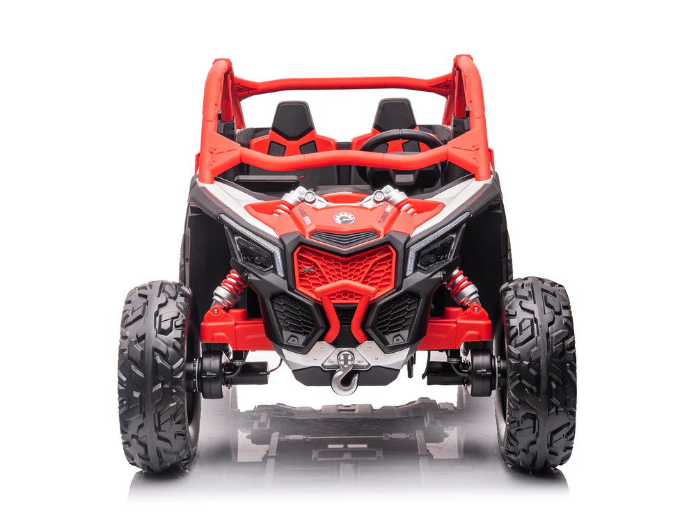 Carro Eléctrico Infantil Can-Am Maverick X3 24V Rojo – Buggy de 2 Plazas con Control Remoto