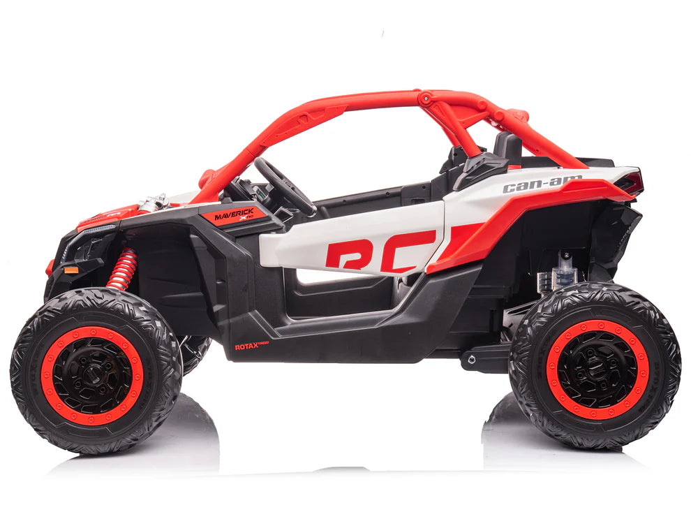 Carro Eléctrico Infantil Can-Am Maverick X3 24V Rojo – Buggy de 2 Plazas con Control Remoto