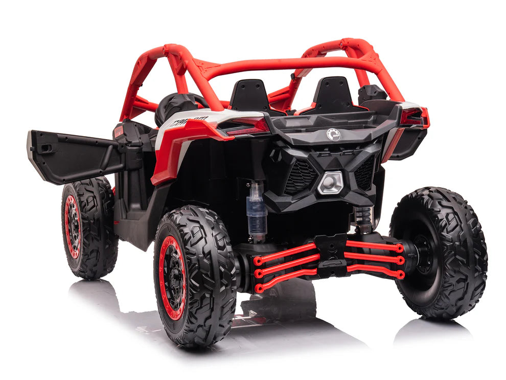 Carro Eléctrico Infantil Can-Am Maverick X3 24V Rojo – Buggy de 2 Plazas con Control Remoto