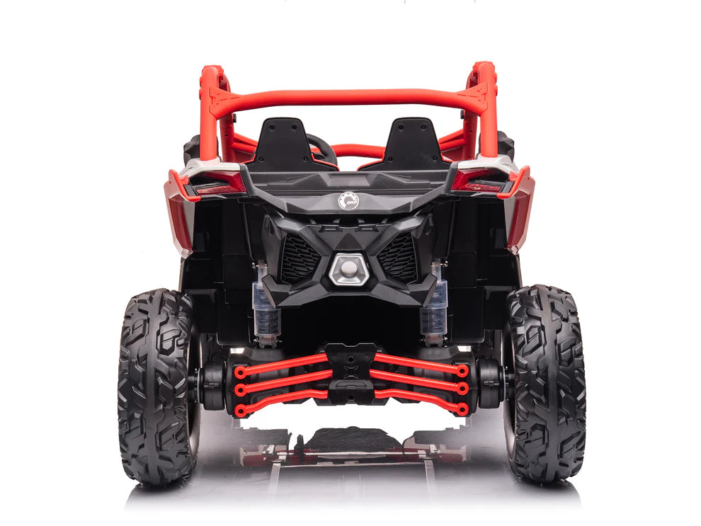 Carro Eléctrico Infantil Can-Am Maverick X3 24V Rojo – Buggy de 2 Plazas con Control Remoto