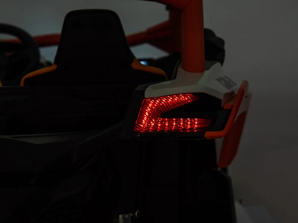 Carro Eléctrico Infantil Can-Am Maverick X3 24V Rojo – Buggy de 2 Plazas con Control Remoto