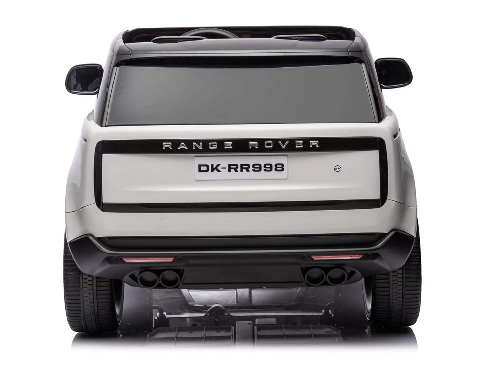 Carro Eléctrico Infantil Land Rover 24V con Control Remoto Blanco – Edición Estándar y Premium