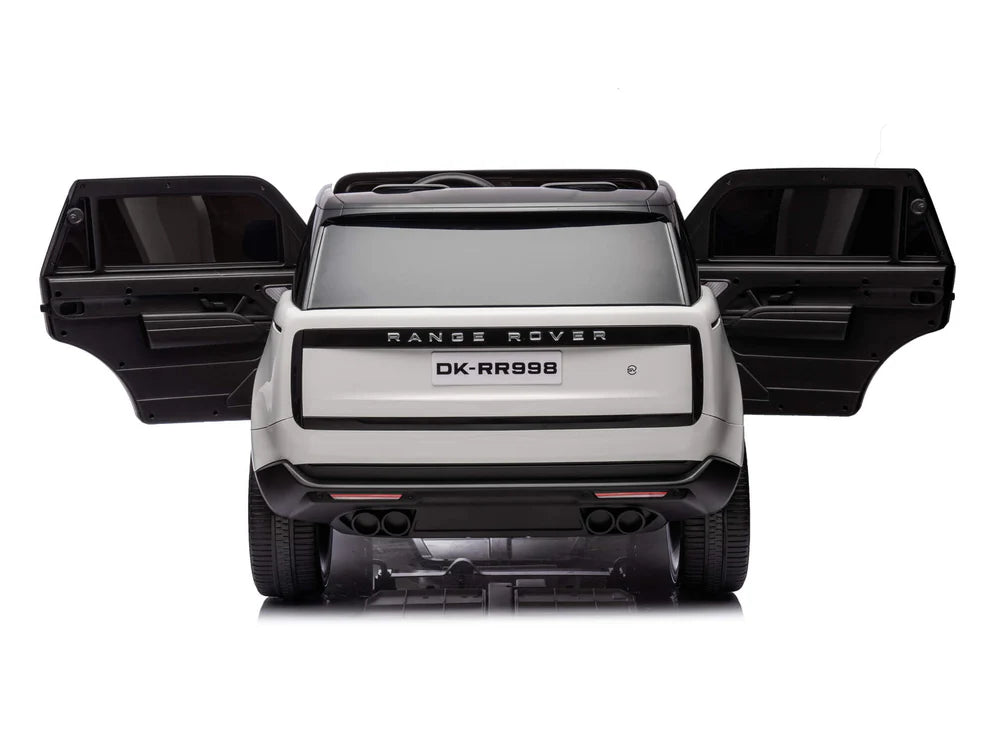 Carro Eléctrico Infantil Land Rover 24V con Control Remoto Blanco – Edición Estándar y Premium