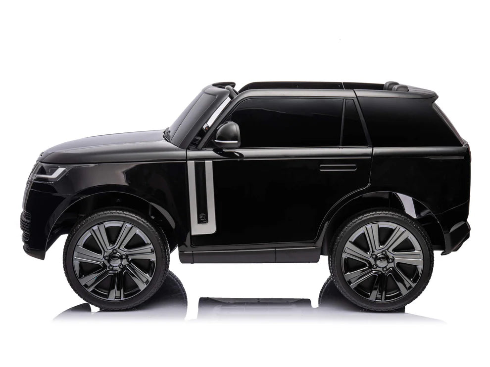 Carro Eléctrico Infantil Land Rover 24V con Control Remoto Negro – Edición Estándar y Premium