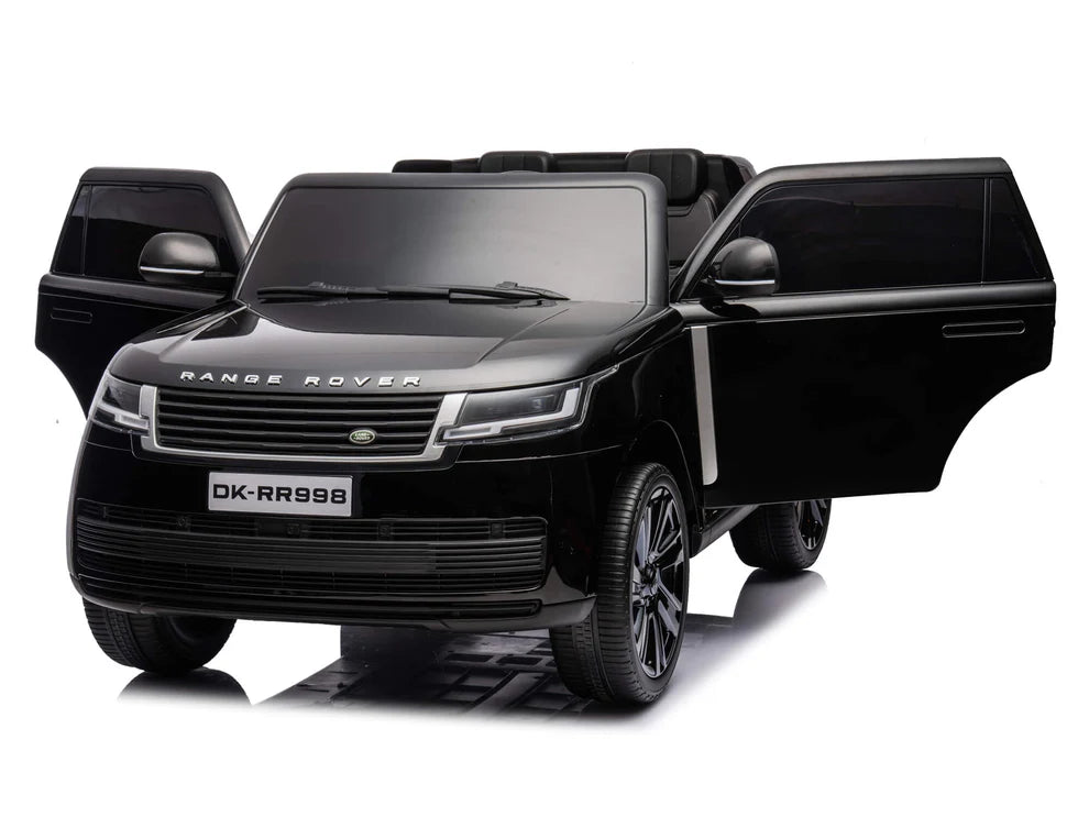 Carro Eléctrico Infantil Land Rover 24V con Control Remoto Negro – Edición Estándar y Premium