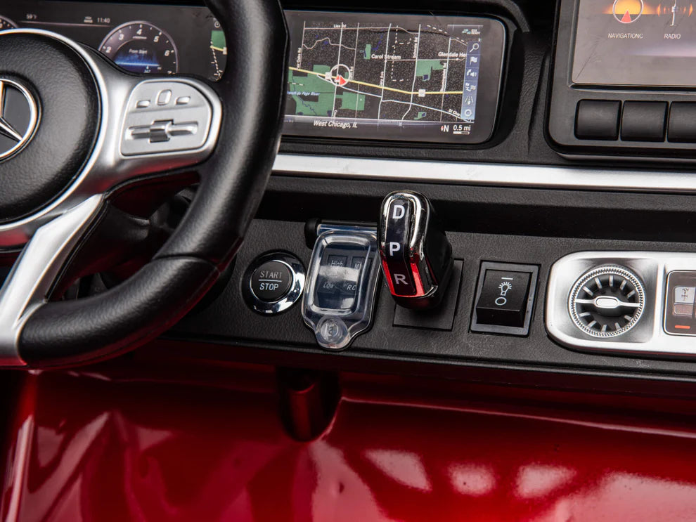 Mercedes-AMG G63 24V 2 Asientos con Control Remoto y Pantalla – Borgoña