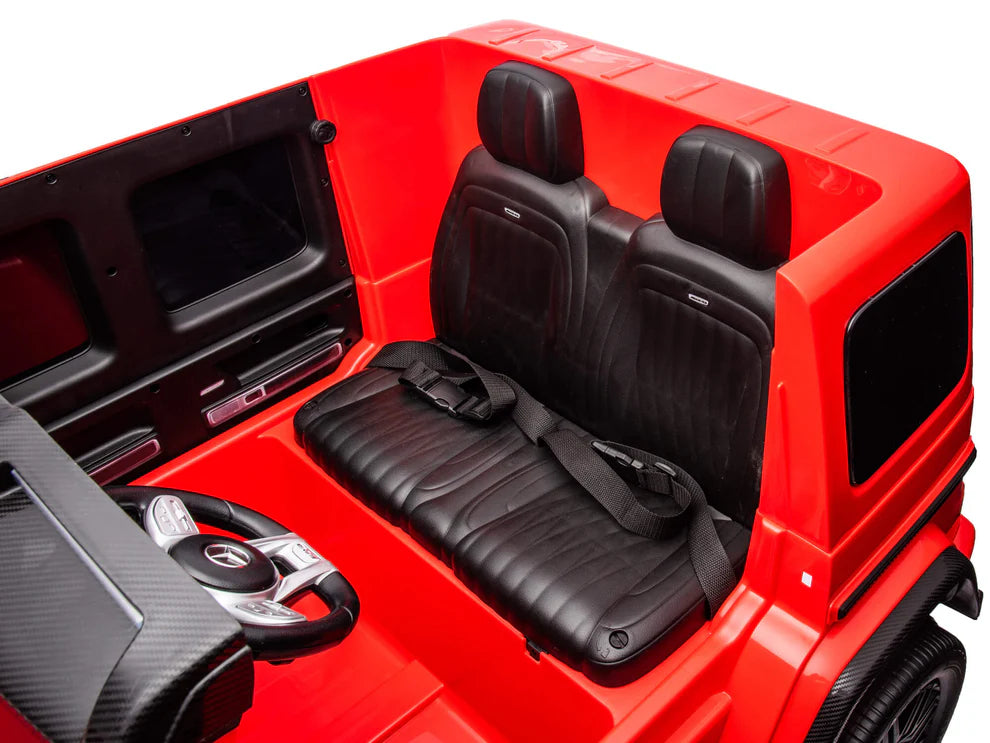 Mercedes-AMG G63 24V 2 Asientos con Control Remoto y Pantalla – Rojo