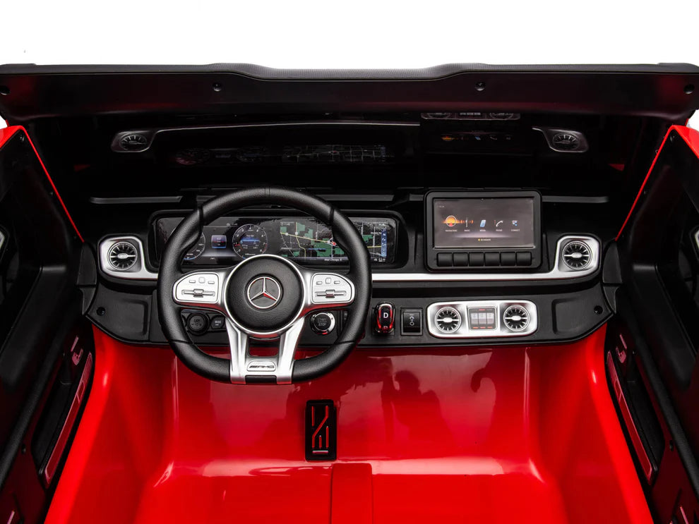 Mercedes-AMG G63 24V 2 Asientos con Control Remoto y Pantalla – Rojo
