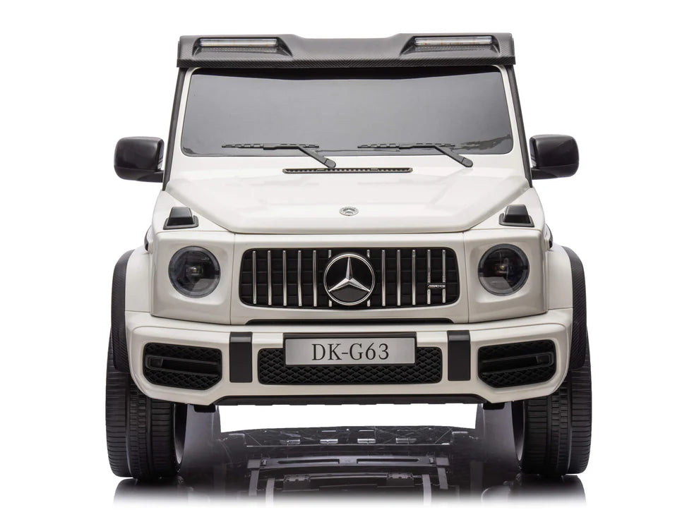 Mercedes-AMG G63 24V 2 Asientos con Control Remoto y Pantalla – Blanco
