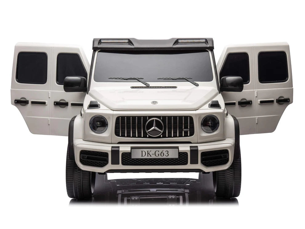 Mercedes-AMG G63 24V 2 Asientos con Control Remoto y Pantalla – Blanco