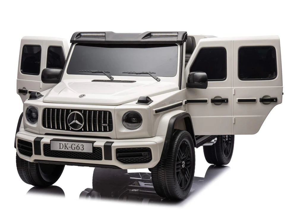 Mercedes-AMG G63 24V 2 Asientos con Control Remoto y Pantalla – Blanco