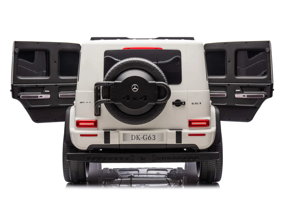 Mercedes-AMG G63 24V 2 Asientos con Control Remoto y Pantalla – Blanco