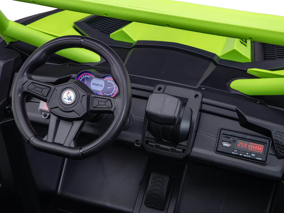 24V Ridington Max-R Buggy Todo Terreno 4x4 con Control Remoto – Verde