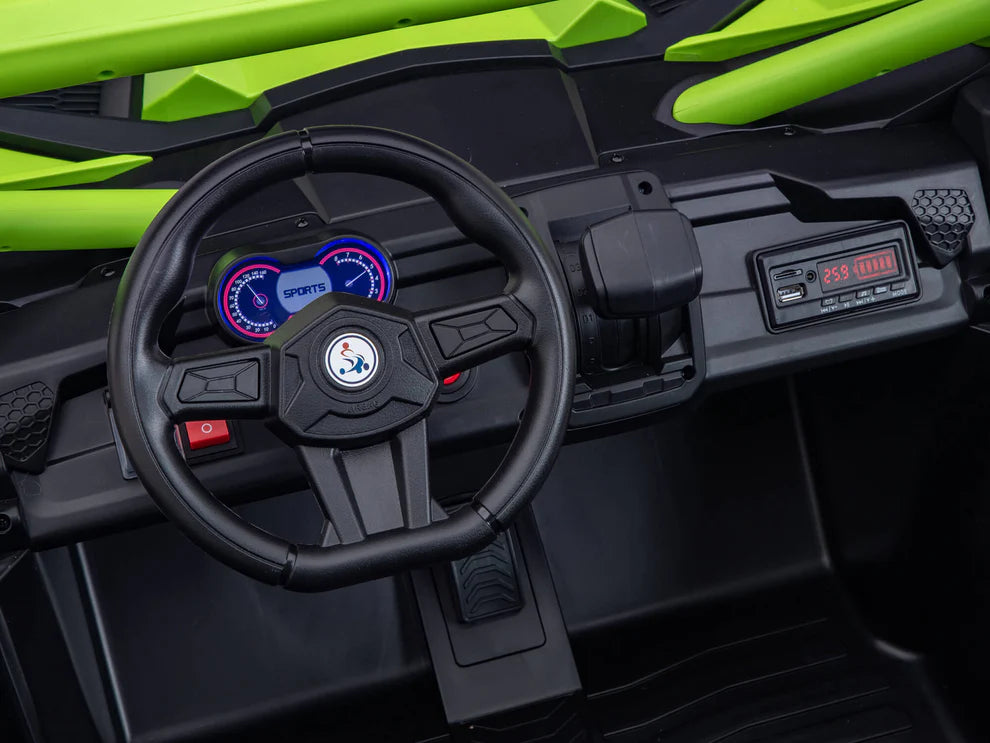 24V Ridington Max-R Buggy Todo Terreno 4x4 con Control Remoto – Verde