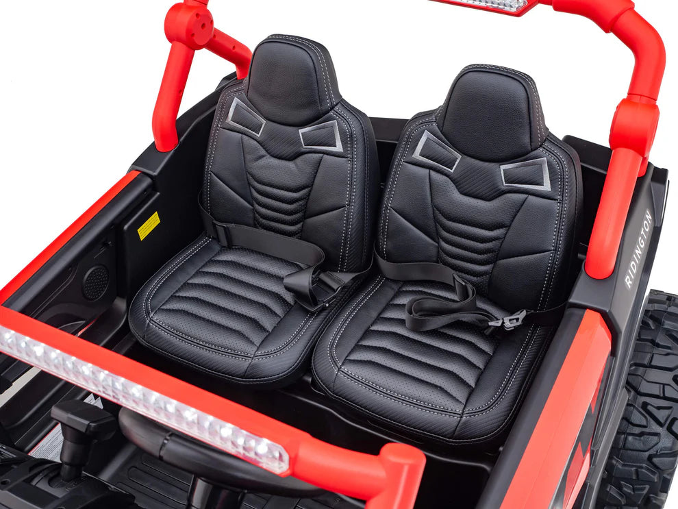 24V Ridington Max-R Buggy Todo Terreno 4x4 con Control Remoto – Rojo