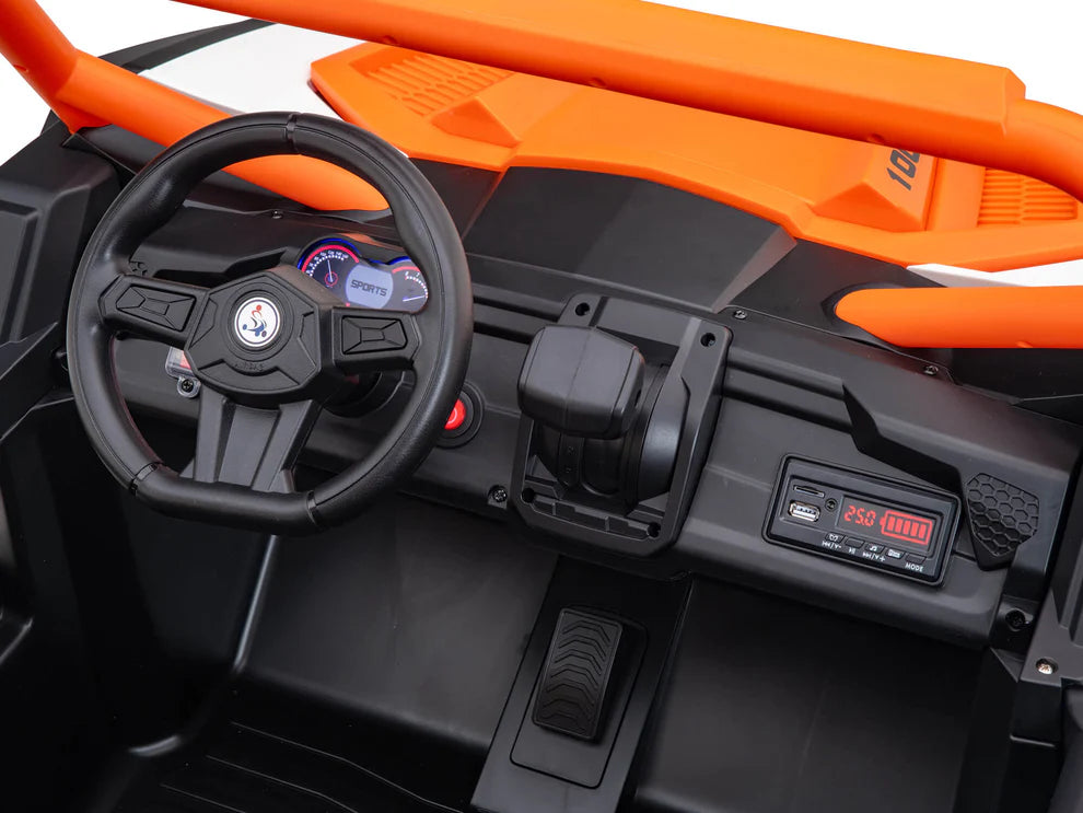 24V Ridington Max-R Buggy Todo Terreno 4x4 con Control Remoto – Naranja