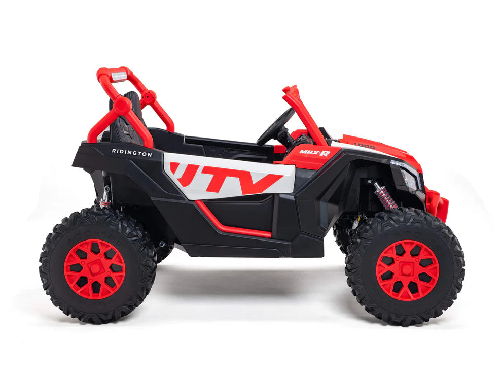 24V Ridington Max-R Buggy Todo Terreno 4x4 con Control Remoto – Rojo/Blanco