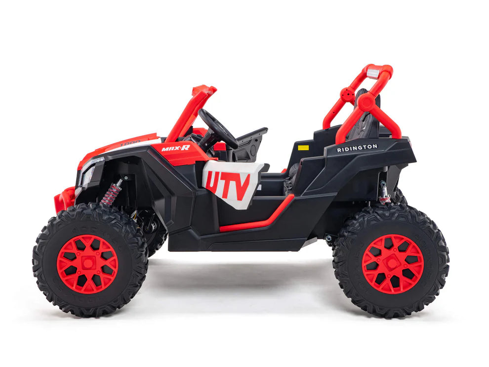 24V Ridington Max-R Buggy Todo Terreno 4x4 con Control Remoto – Rojo/Blanco