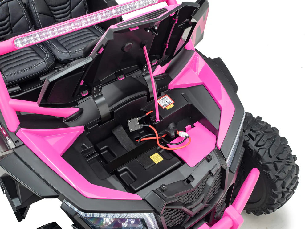 24V Ridington Max-R Buggy Todo Terreno 4x4 con Control Remoto – Rosa