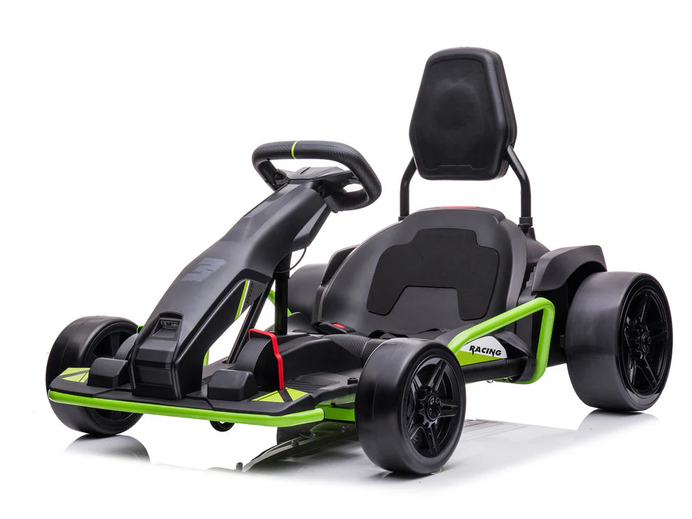 Go-Kart Eléctrico Infantil RIDINGTON Sonoma 24V con Función DRIFT – Color Verde