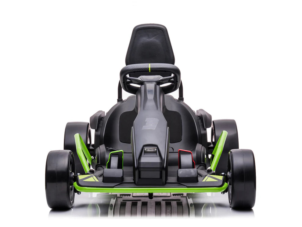 Go-Kart Eléctrico Infantil RIDINGTON Sonoma 24V con Función DRIFT – Color Verde