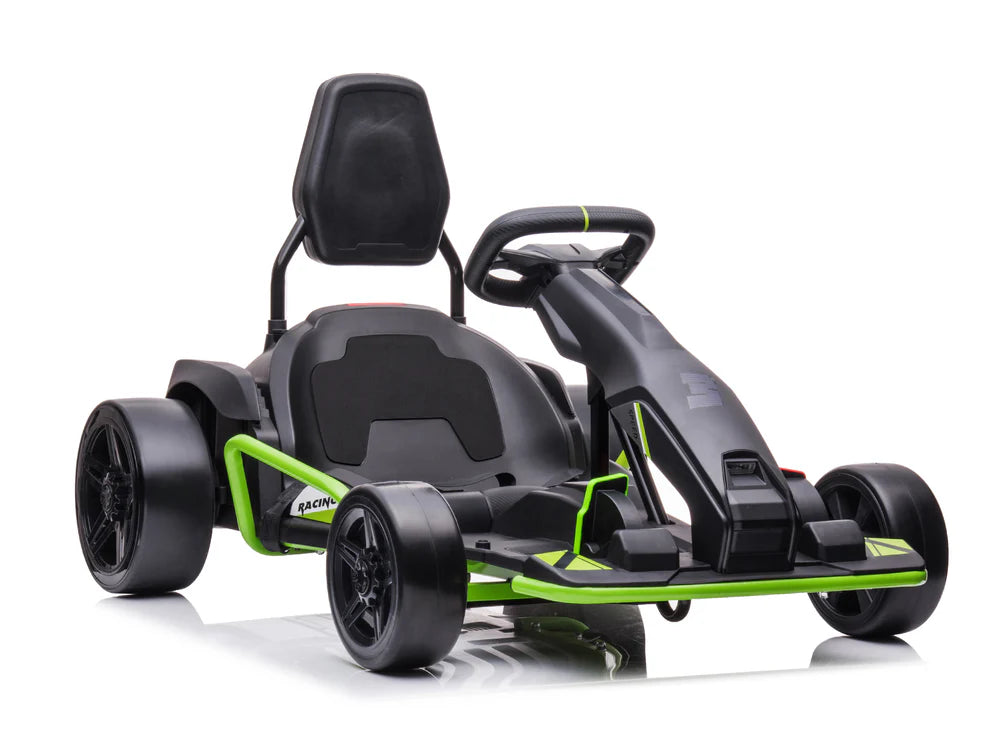 Go-Kart Eléctrico Infantil RIDINGTON Sonoma 24V con Función DRIFT – Color Verde