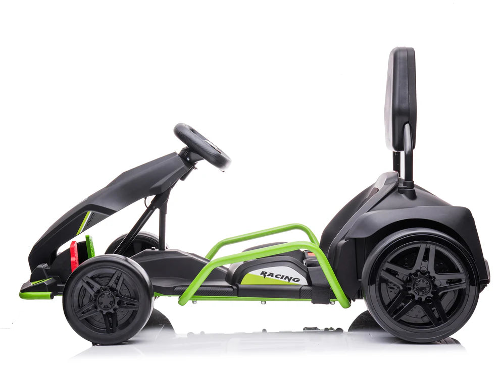 Go-Kart Eléctrico Infantil RIDINGTON Sonoma 24V con Función DRIFT – Color Verde