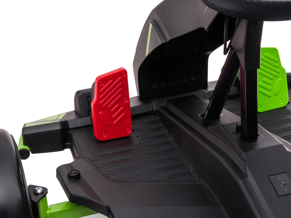 Go-Kart Eléctrico Infantil RIDINGTON Sonoma 24V con Función DRIFT – Color Verde