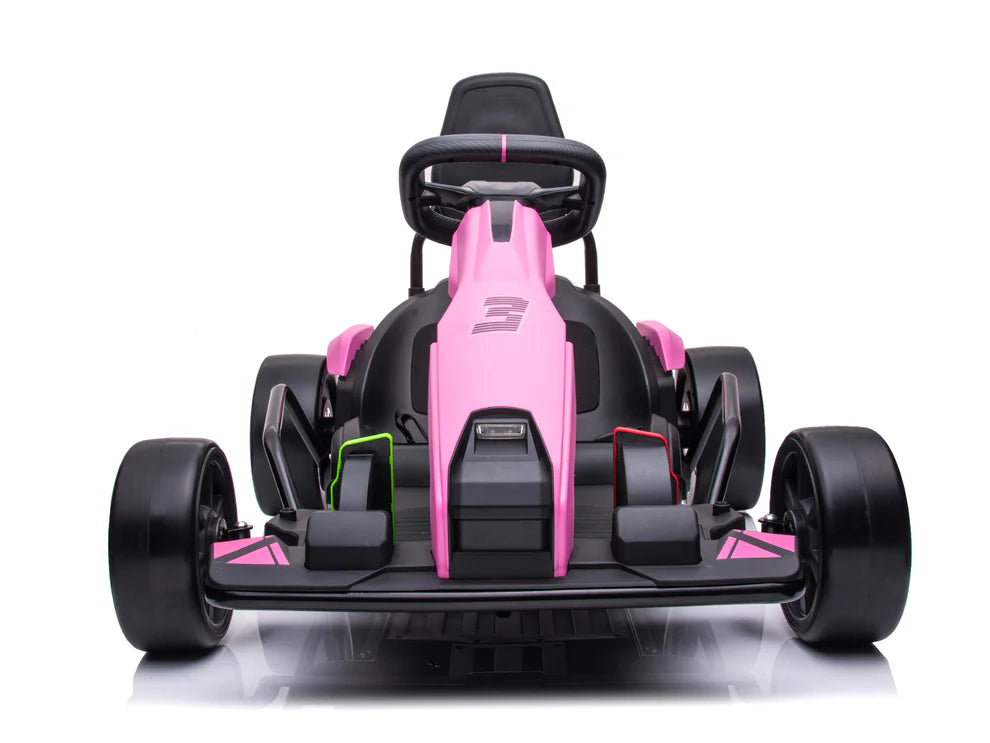 Go-Kart Eléctrico Infantil RIDINGTON Sonoma 24V con Función DRIFT – Color Rosa