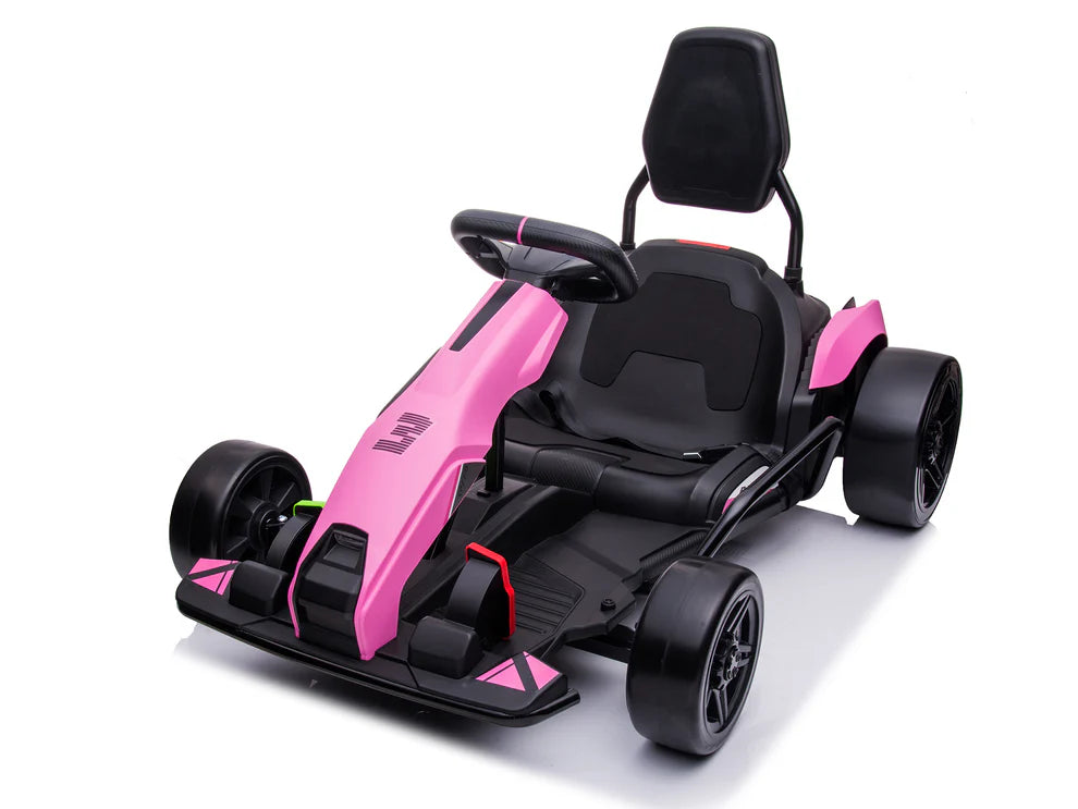 Go-Kart Eléctrico Infantil RIDINGTON Sonoma 24V con Función DRIFT – Color Rosa