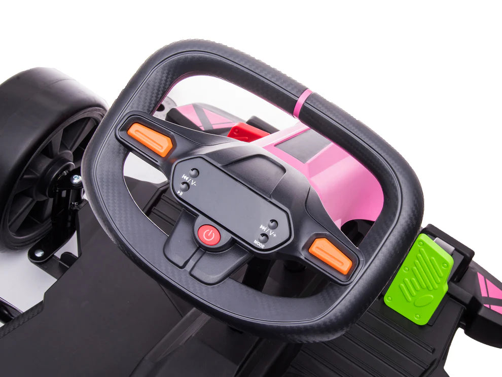 Go-Kart Eléctrico Infantil RIDINGTON Sonoma 24V con Función DRIFT – Color Rosa