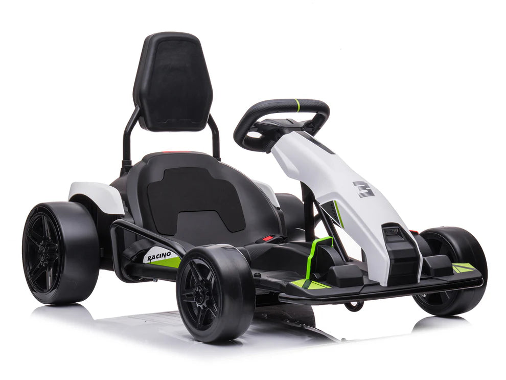 Go-Kart Eléctrico Infantil RIDINGTON Sonoma 24V con Función DRIFT – Color Blanco