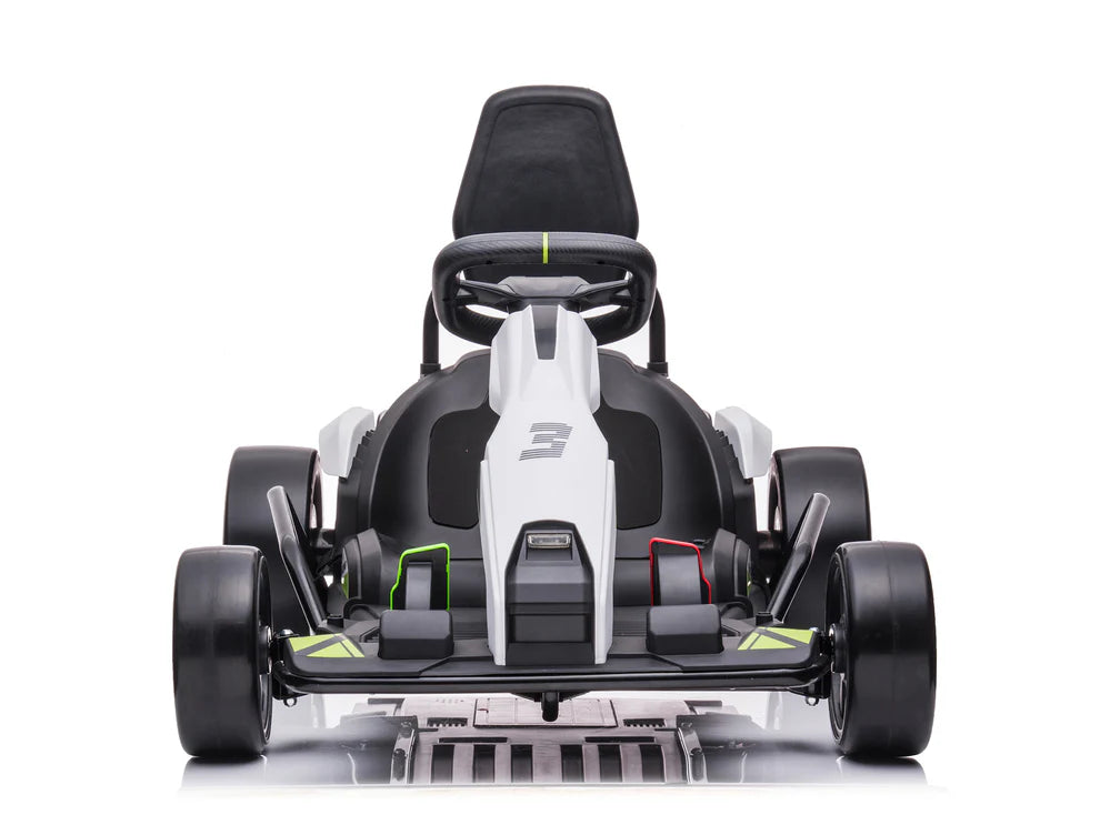 Go-Kart Eléctrico Infantil RIDINGTON Sonoma 24V con Función DRIFT – Color Blanco