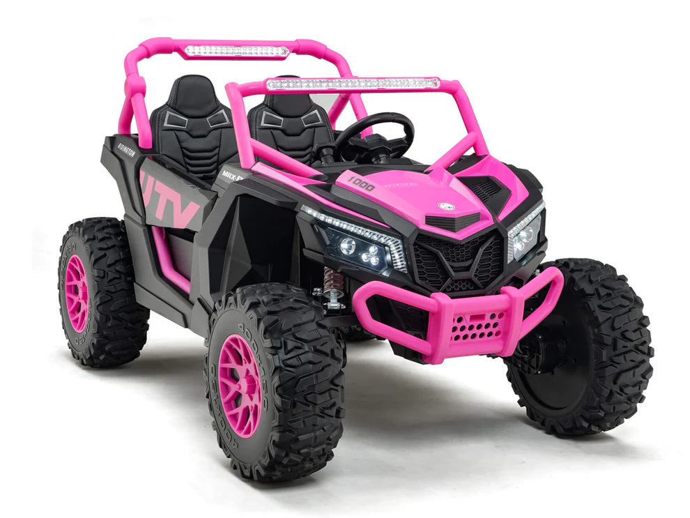 24V Ridington Max-R Buggy Todo Terreno 4x4 con Control Remoto – Rosa