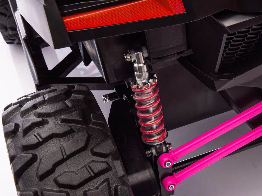 24V Ridington Max-R Buggy Todo Terreno 4x4 con Control Remoto – Rosa