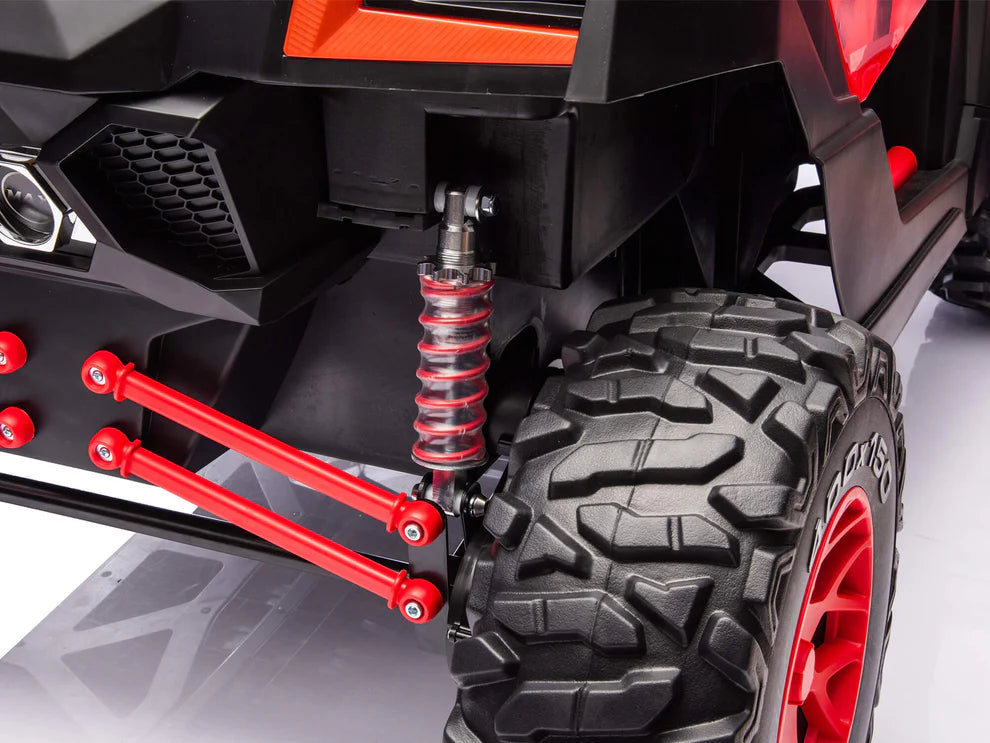 24V Ridington Max-R Buggy Todo Terreno 4x4 con Control Remoto – Rojo