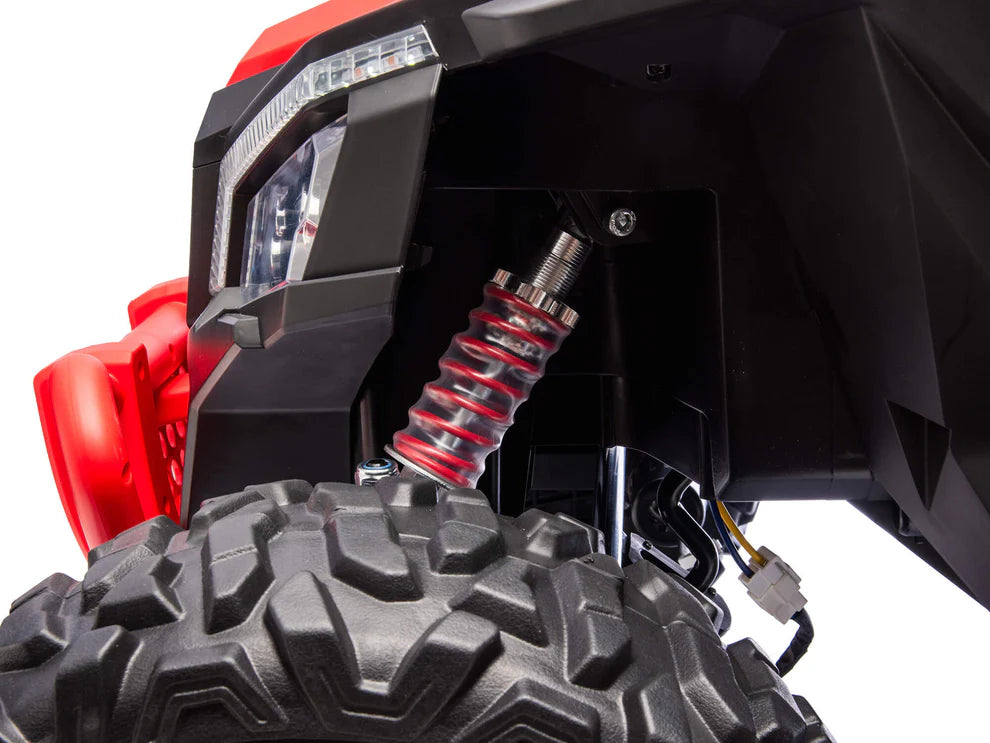 24V Ridington Max-R Buggy Todo Terreno 4x4 con Control Remoto – Rojo