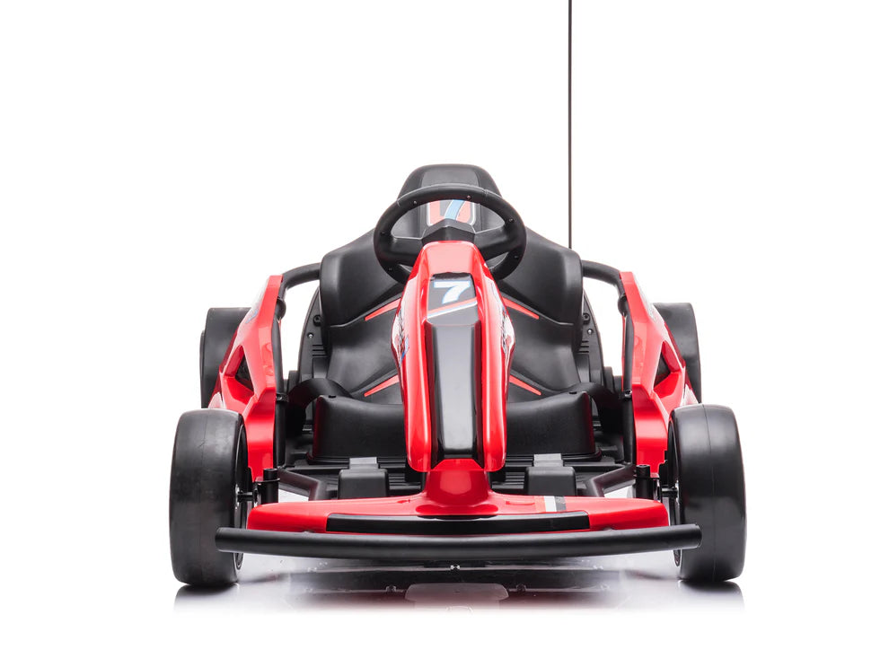 Go-Kart Eléctrico Infantil TREKCAR 24V con Función DRIFT Color Rojo – Edición Estándar y Premium